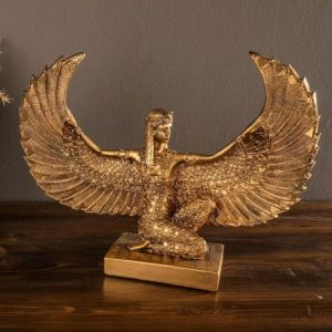 Davids’ Busts | Gold Egyptian Goddess Isis Sculpture Accent Decor Accent Decor