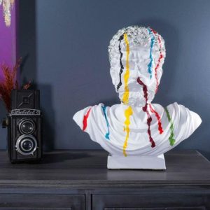 Davids’ Busts | Pop Art Marcus Aurelius Roman Emperor Sculpture Accent Decor Accent Decor