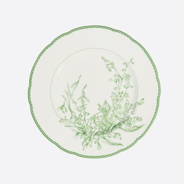 Dinnerware | Vintage Inspired Orchid Porcelain Dinnerware, 12" Dinnerware Dinnerware