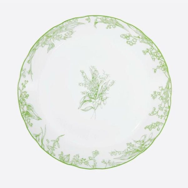 Dinnerware | Vintage Inspired Orchid Porcelain Dinnerware, 12" Dinnerware Dinnerware