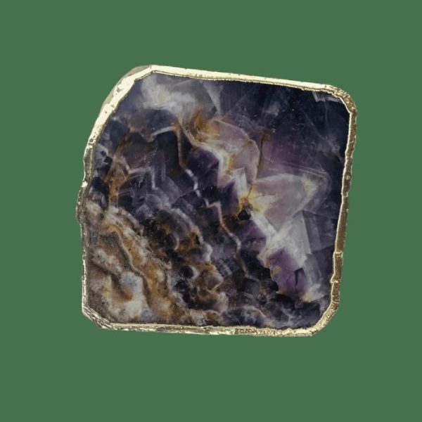 Drinkware | Amethyst Stone Coasters – Set Of 4 Drinkware Drinkware