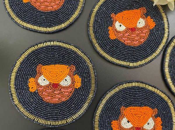 Drinkware | Angry Birds Beaded Round Coasters Drinkware Drinkware