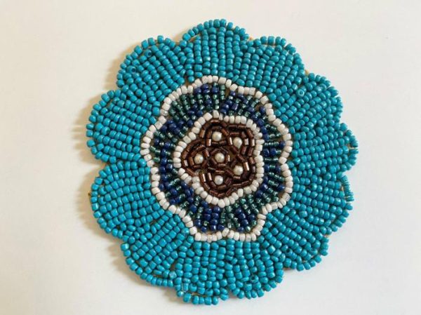 Drinkware | Blossoming Flowers Beaded Coasters Drinkware Drinkware