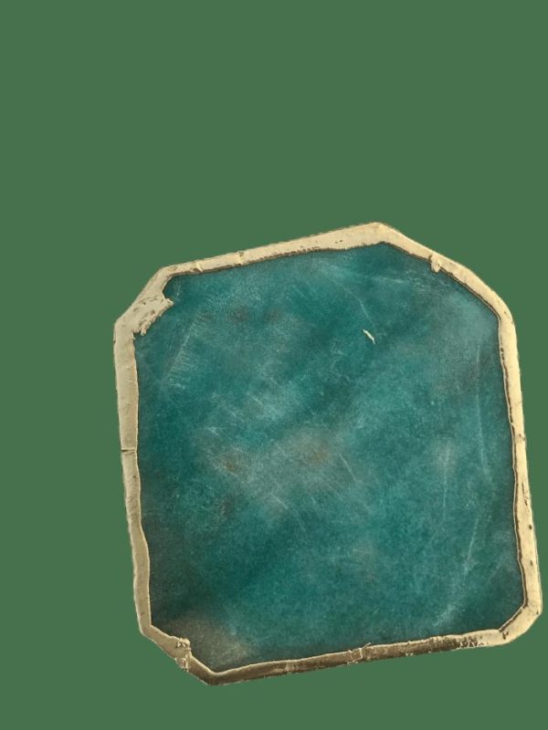 Drinkware | Emerald Green Agate Aventurine Coaster Set Of 4 Drinkware Drinkware