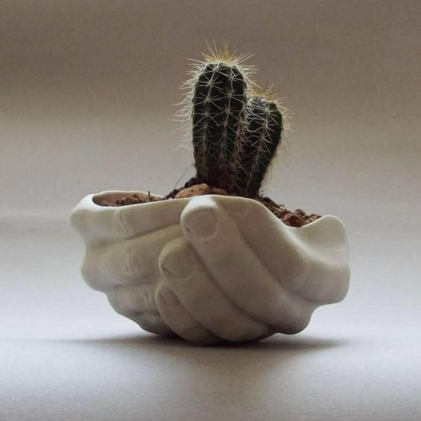 Drinkware | Hand Crafted Ceramic Hand Succulent Planter Pot Drinkware Drinkware