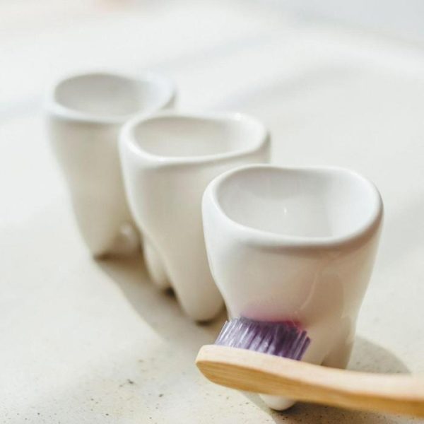 Drinkware | Hand Crafted Porcelain Dental Shot Glass Drinkware Drinkware