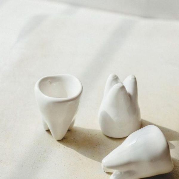 Drinkware | Hand Crafted Porcelain Dental Shot Glass Drinkware Drinkware