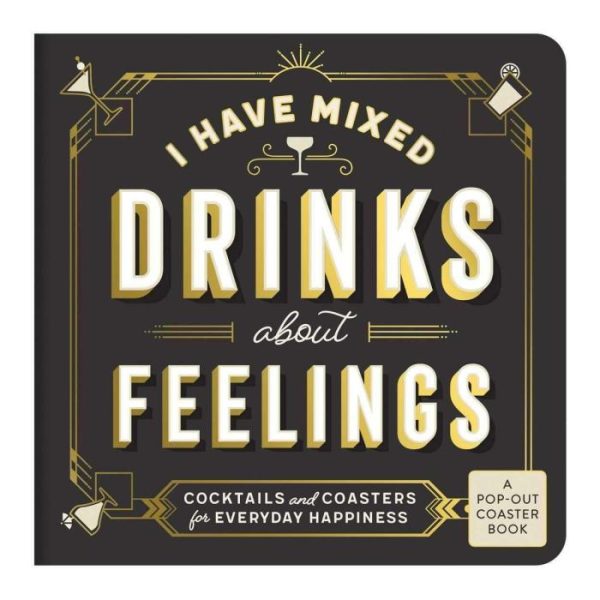 Drinkware | I Have Mixed Drinks About Feelings Coaster Book Drinkware Drinkware