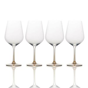 Drinkware | Mikasa Gianna 4-Pc. Ombre Amber Red Wine Glass Set Drinkware Drinkware