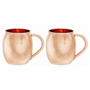 Drinkware | Old Dutch 2-Pc. Hammered Copper Moscow Mule Mug Set Drinkware Drinkware