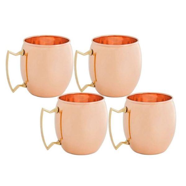 Drinkware | Old Dutch 4-Pc. Solid Copper Moscow Mule Mug Set Drinkware Drinkware