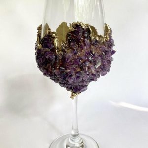 Drinkware | Purple Quartz Wine Glass – Set Of 2 Drinkware Drinkware