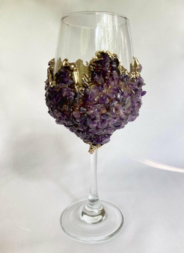 Drinkware | Purple Quartz Wine Glass – Set Of 2 Drinkware Drinkware