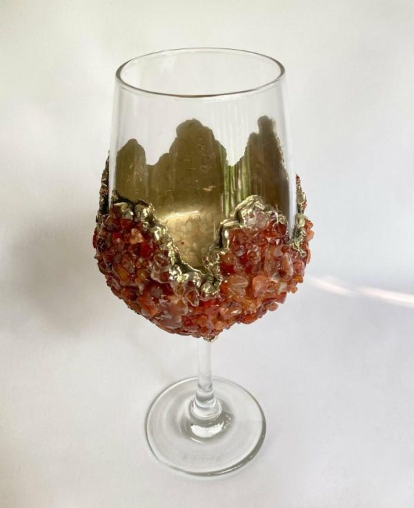 Drinkware | Red Quartz Wine Glass – Set Of 2 Drinkware Drinkware