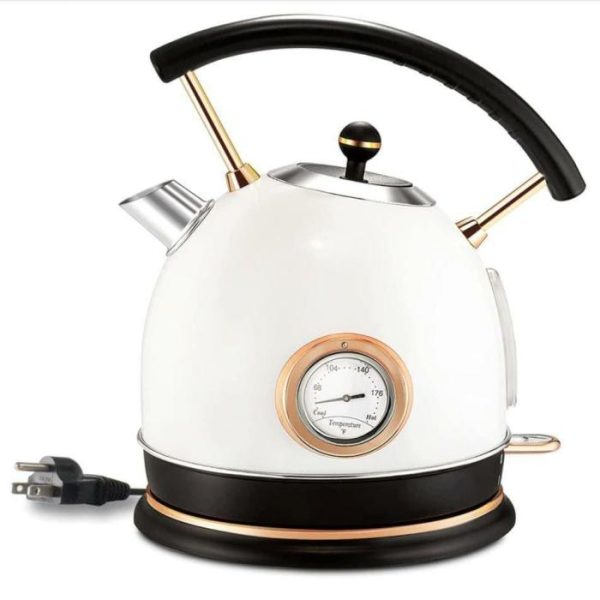 Drinkware | Retro Stainless Steel Electric Kettle 1.8 L Drinkware Drinkware