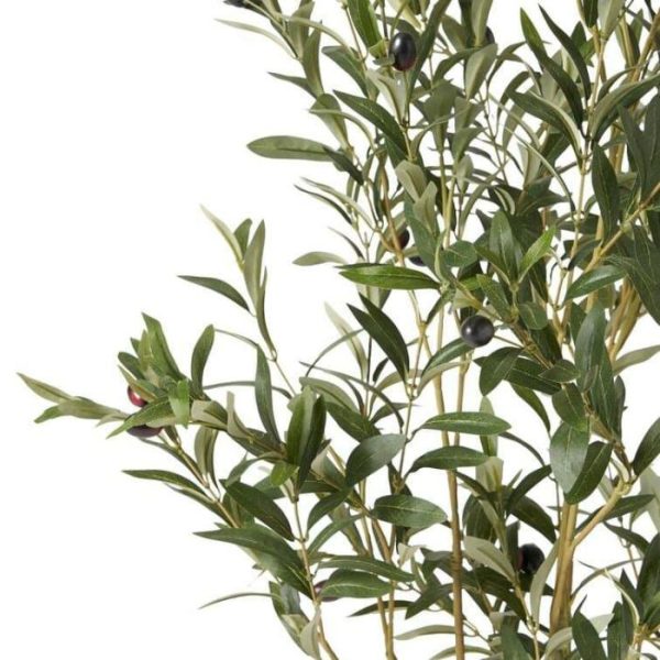 Flora & Plants | Artificial Olive Tree In Pot, 47" H x 19" W x 15" D Decor Flora & Plants