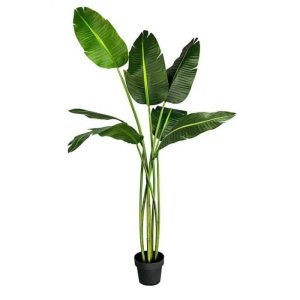 Flora & Plants | Artificial Banana Leaf Tree In Pot Decor Flora & Plants