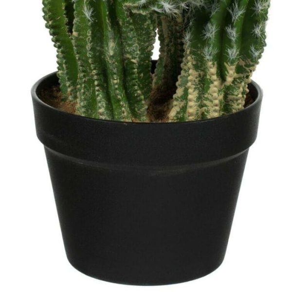 Flora & Plants | Artificial Cactus Plant In Pot Decor Flora & Plants