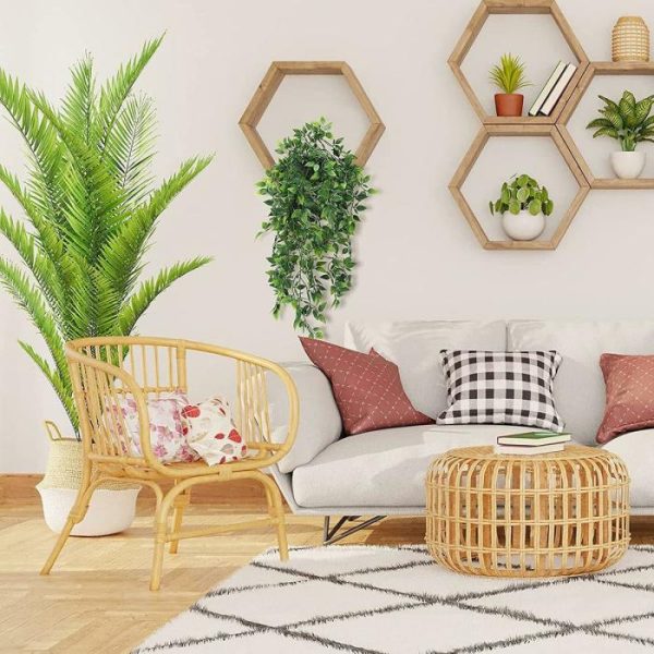 Flora & Plants | Artificial Hanging Potted Plants Decor Flora & Plants