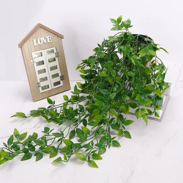 Flora & Plants | Artificial Hanging Potted Plants Decor Flora & Plants