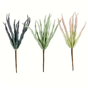 Flora & Plants | Artificial Haworthia Branch Set Of 6 Decor Flora & Plants