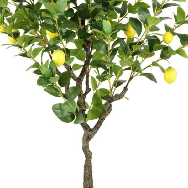 Flora & Plants | Faux Lemon Tree In Pot Decor Flora & Plants