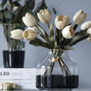 Flora & Plants | Real Touch Artificial Tulip With Melancholy Feature Decor Flora & Plants