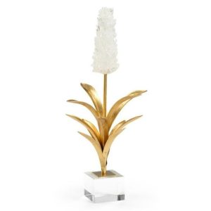 Flora & Plants | White Hyacinth Sculpture Decor Flora & Plants