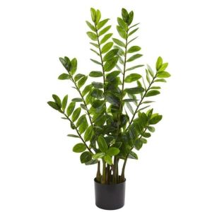 Flora & Plants | Zamioculcas Artificial Plant In Pot Decor Flora & Plants