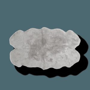 Fur Rugs | Sheepskin Area Rug In Dove Gray Fur Rugs Fur Rugs