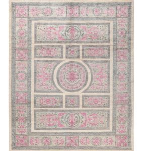 Hand Knotted Rugs | Garden Of Roses Hand Spun Wool Hand Knotted Area Rug, 3′ x 5′ Hand Knotted Rugs Hand Knotted Rugs