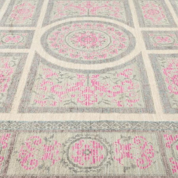 Hand Knotted Rugs | Garden Of Roses Hand Spun Wool Hand Knotted Area Rug, 3′ x 5′ Hand Knotted Rugs Hand Knotted Rugs