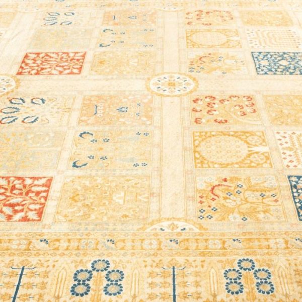 Hand Knotted Rugs | Kasha Flowers Of Lives Hand Spun Wool Hand Knotted Area Rug, 3′ x 5′ Hand Knotted Rugs Hand Knotted Rugs