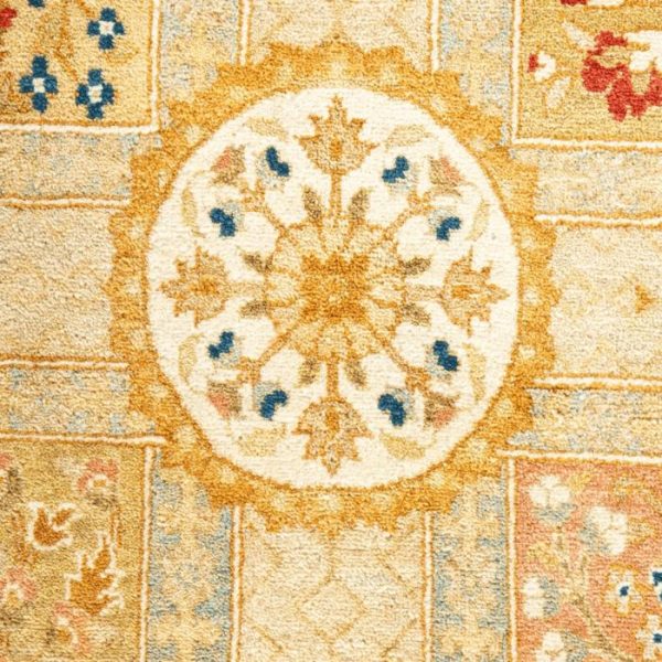 Hand Knotted Rugs | Kasha Flowers Of Lives Hand Spun Wool Hand Knotted Area Rug, 3′ x 5′ Hand Knotted Rugs Hand Knotted Rugs