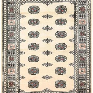 Hand Knotted Rugs | Light Cream Anirudha Hand Knotted Area Rug, 3′ x 5′ Hand Knotted Rugs Hand Knotted Rugs