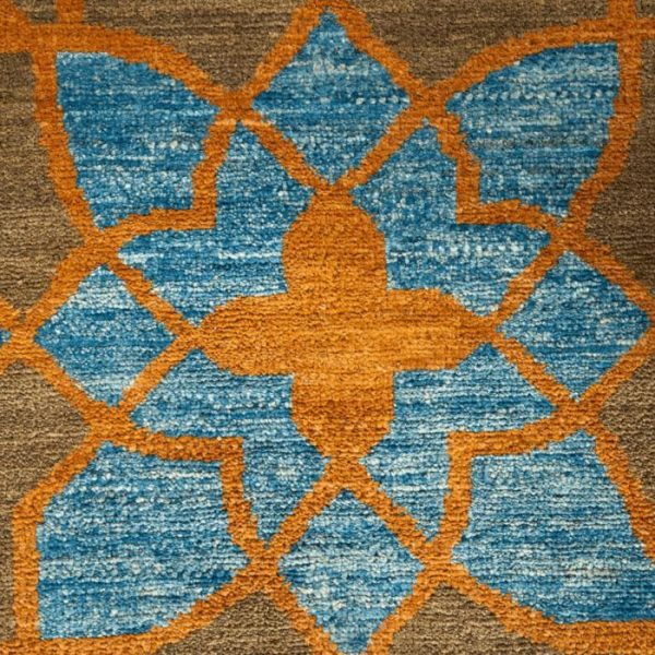 Hand Knotted Rugs | Moghul Adornment Hand Spun Wool Hand Knotted Area Rug, 3′ x 5′ Hand Knotted Rugs Hand Knotted Rugs