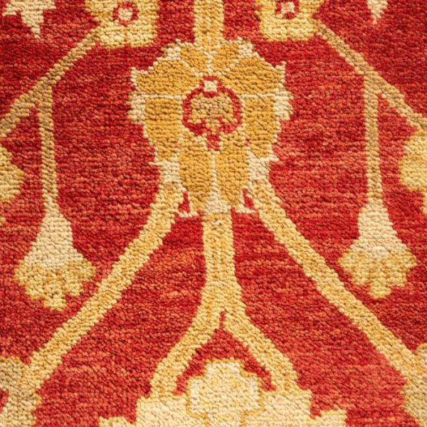 Hand Knotted Rugs | Ruby Flowers Of Lives Hand Spun Wool Hand Knotted Area Rug, 3′ x 5′ Hand Knotted Rugs Hand Knotted Rugs