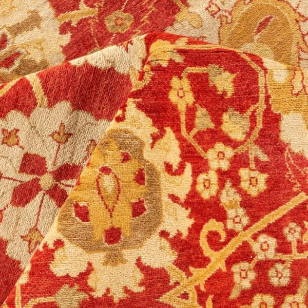 Hand Knotted Rugs | Ruby Flowers Of Lives Hand Spun Wool Hand Knotted Area Rug, 3′ x 5′ Hand Knotted Rugs Hand Knotted Rugs