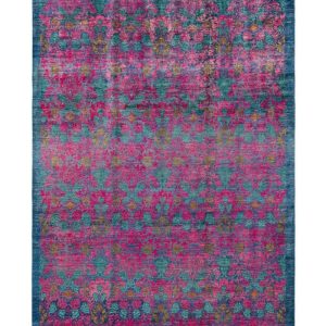 Hand Knotted Rugs | The Brightest Pink Sakada Hand Spun Wool Hand Knotted Area Rug, 3′ x 5′ Hand Knotted Rugs Hand Knotted Rugs