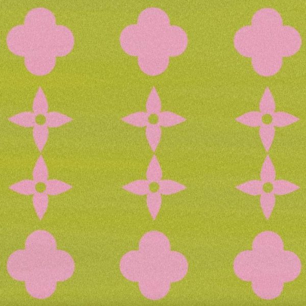 Hand Tufted Wool Rugs | 1001 Clover Stars Hand Tufted Rug – Cyber Lime, 2′ x 3′ Hand Tufted Wool Rugs Hand Tufted Wool Rugs