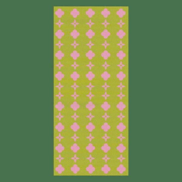 Hand Tufted Wool Rugs | 1001 Clover Stars Hand Tufted Rug – Cyber Lime, 2′ x 3′ Hand Tufted Wool Rugs Hand Tufted Wool Rugs