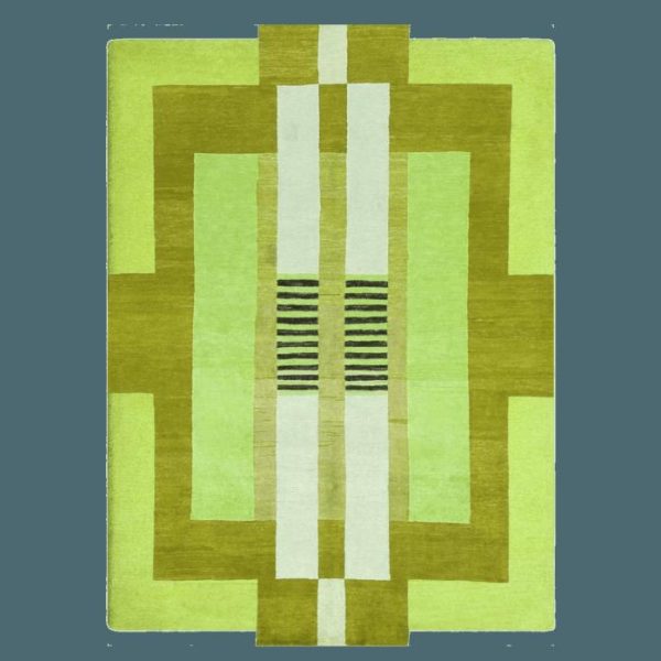 Hand Tufted Wool Rugs | Atzec Green Hand Tufted Wool Rug, 3′ x 5′ Hand Tufted Wool Rugs Hand Tufted Wool Rugs