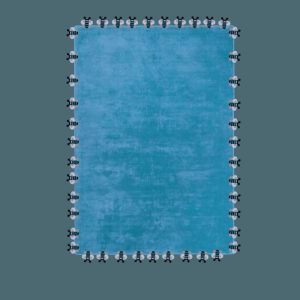 Hand Tufted Wool Rugs | Blue Bees Love Hand Tufted Wool Rug, 4′ x 6′ Hand Tufted Wool Rugs Hand Tufted Wool Rugs