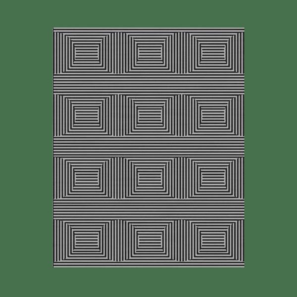 Hand Tufted Wool Rugs | Contemporary Eclipse Illusion Hand Tufted Wool Rug, 2′ x 3′ Hand Tufted Wool Rugs Hand Tufted Wool Rugs