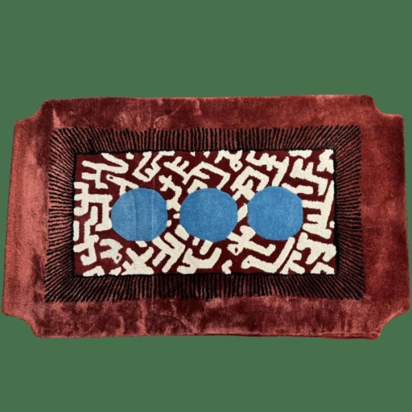 Hand Tufted Wool Rugs | Edged Valley Of The Suns Hand Tufted Wool Rug – Burgundy, 3′ x 5′ Hand Tufted Wool Rugs Hand Tufted Wool Rugs