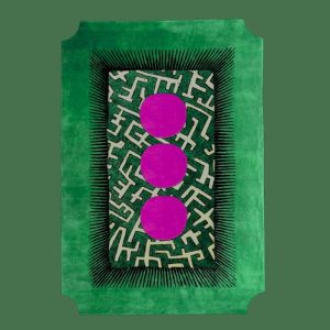 Hand Tufted Wool Rugs | Edged Valley Of The Suns Hand Tufted Wool Rug – Green, 3′ x 5′ Hand Tufted Wool Rugs Hand Tufted Wool Rugs