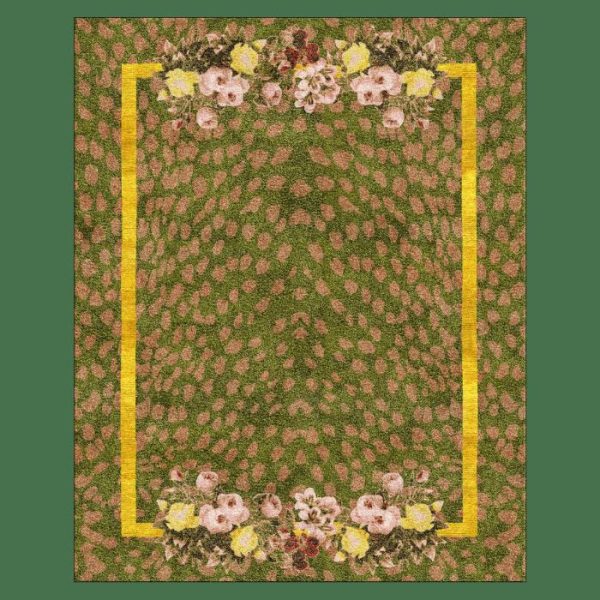 Hand Tufted Wool Rugs | Garden Of Courage Hand Tufted Rug, 3′ x 5′ Hand Tufted Wool Rugs Hand Tufted Wool Rugs