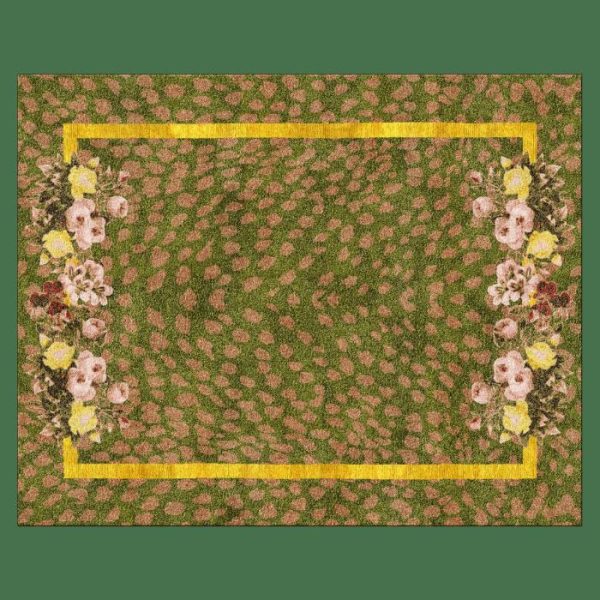 Hand Tufted Wool Rugs | Garden Of Courage Hand Tufted Rug, 3′ x 5′ Hand Tufted Wool Rugs Hand Tufted Wool Rugs