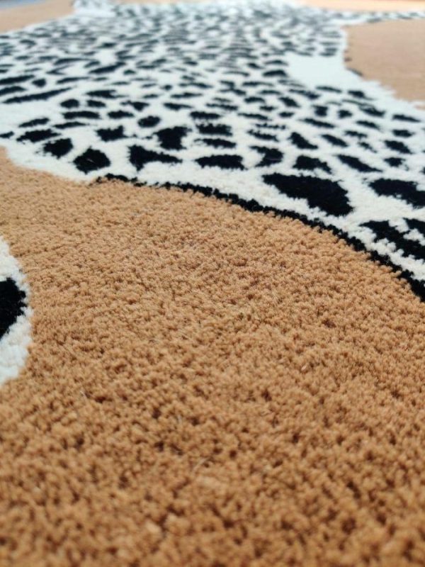 Hand Tufted Wool Rugs | Goldy Leopard Hand Tufted Wool Rug, 2′ x 3′ Hand Tufted Wool Rugs Hand Tufted Wool Rugs