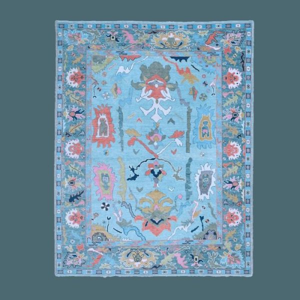 Hand Tufted Wool Rugs | Traditional Floral Hand Tufted Wool Rug – Blue, 3′ x 5′ Hand Tufted Wool Rugs Hand Tufted Wool Rugs